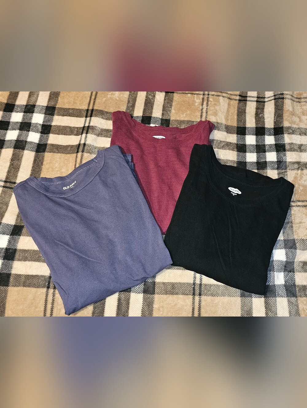Old Navy Women’s Black Crew Neck Long Sleeve Tops - Classic Everyday XS
